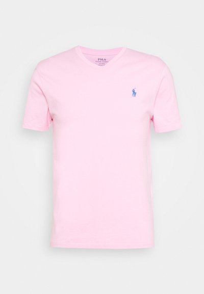 Polo Ralph Lauren CUSTOM SLIM FIT JERSEY V-NECK T-SHIRT - T-shirt básica - carmel pink