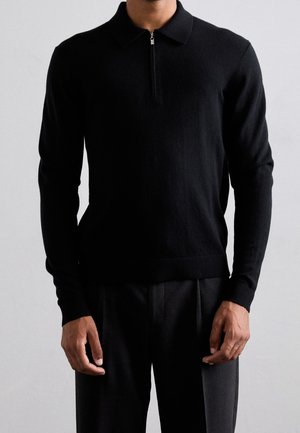 Strickpullover - black