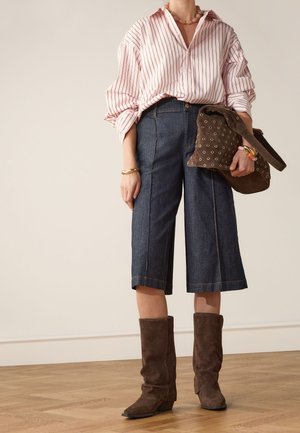 Manfield, MIT UMSCHLAG - Cowboy-/Bikerlaarzen - braun