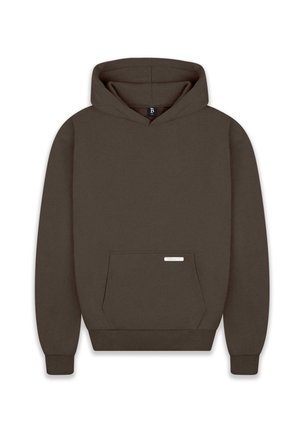 Dropsize SUPER HEAVY BLANK  - Ikdienas džemperis - chocolatebrown