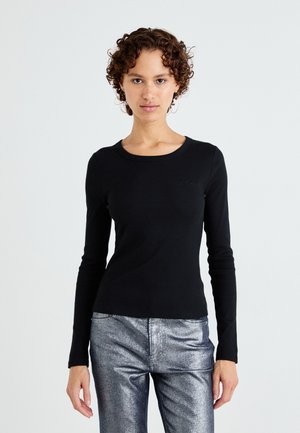 GAP TEE - Långärmad tröja - true black