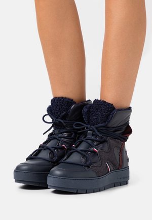 Tommy Hilfiger, Snørestøvletter - dark blue