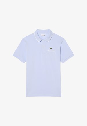 Lacoste, Polo - bleu clair blanc