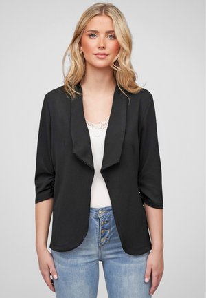 MIT 3/4 ÄRMELN  - Blazer - black