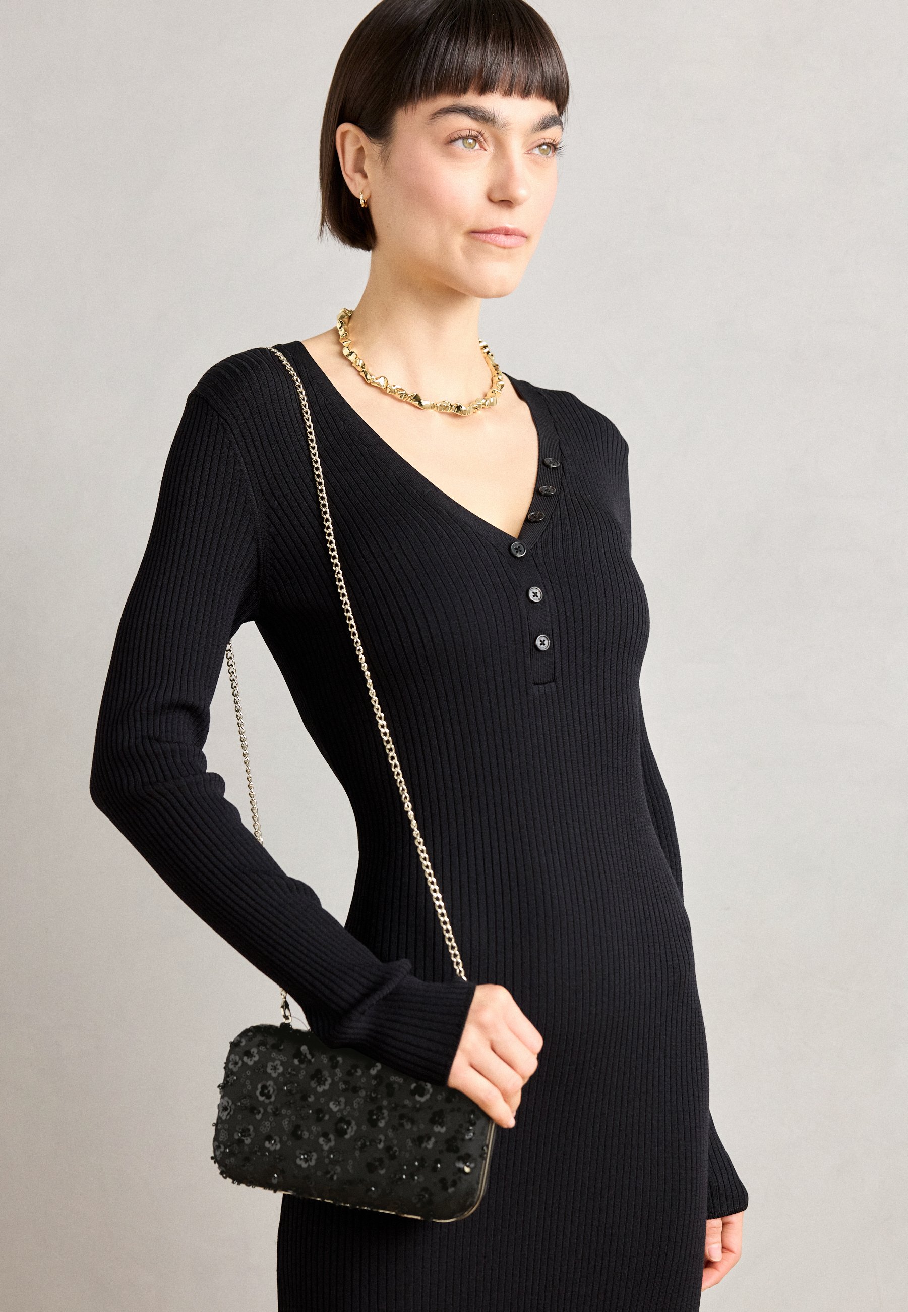 Pochette à Paillettes Avec Chaîne Amovible 118 Cm - Sac Soirée Pour Mariage, Bal, Cocktail, Léger Et Pratique - 14