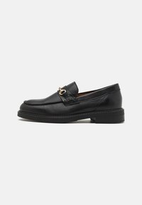 Selected Homme - SLHBLAKE HORSEBIT LOAFER - Alkalmi belebújós cipők - black Miniatűr kép 1