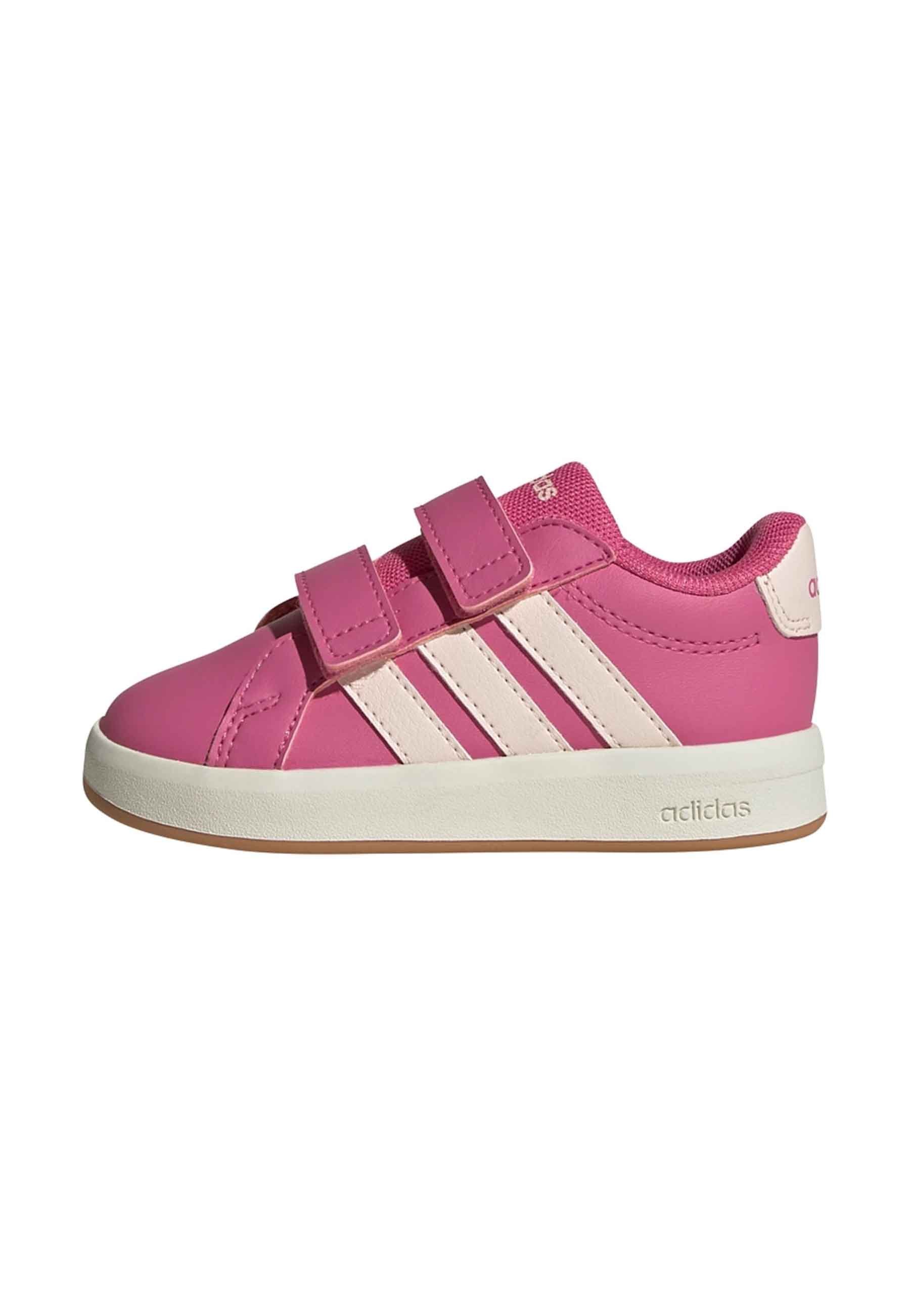 adidas Sportswear GRAND COURT INFANTS - Baby shoes - pink fusion quartz off  white/pink - Zalando.ie