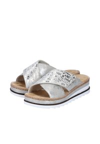 Rieker Mules - silber