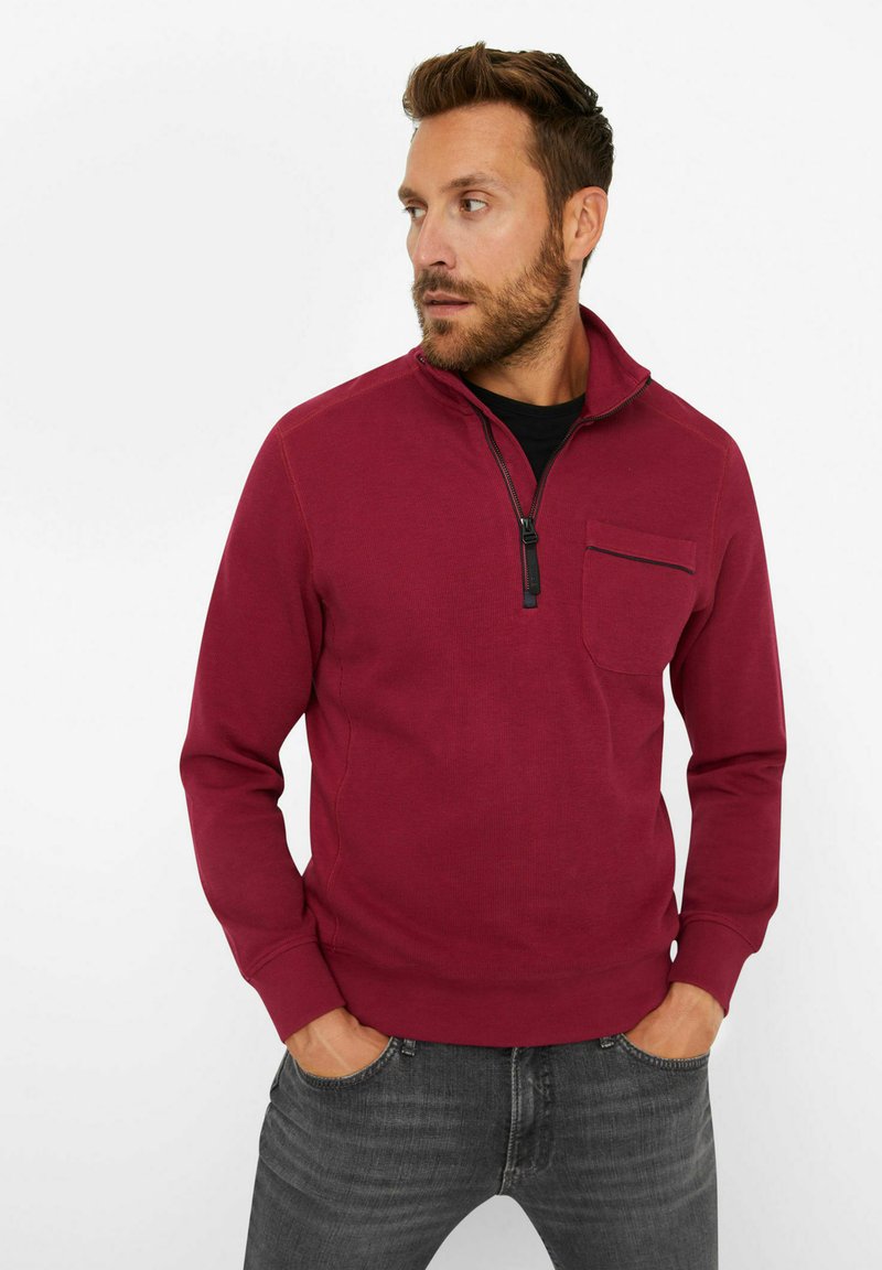 BRAX STYLE SAVIO - Strickpullover - dark vitamins