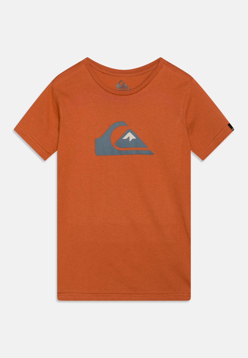 Quiksilver COMP LOGO TEE  - Nyomott mintás póló - baked clay