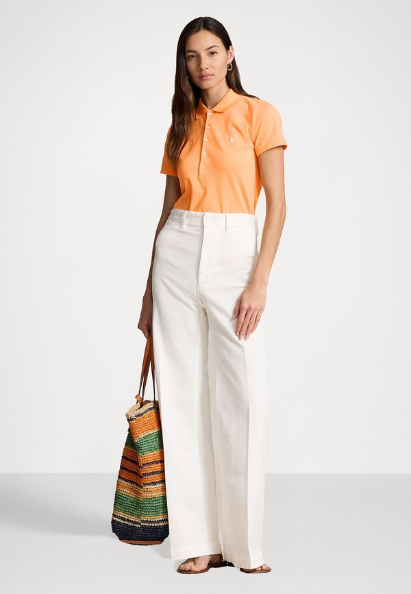 JULIE SLIM SHORT SLEEVE - Polo shirt - key west orange4