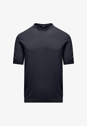 Bomboogie, STITCH SHORT SLEEVE CREW NECK - Basic T-shirt - night blue faded