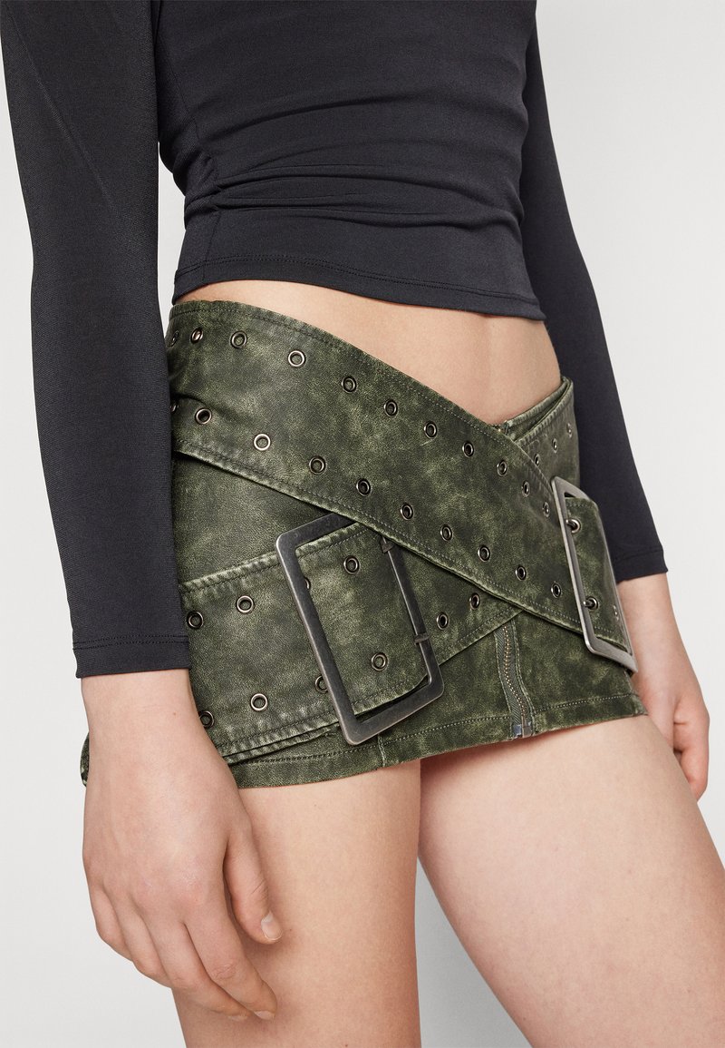 Jaded London ASSASSIN MICRO SKIRT - Mini skirt - black - Zalando 