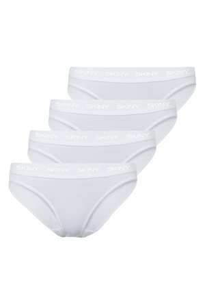 Skiny SKINY RIO SLIP 4ER PACK LOGOBUND - Slip - weiß