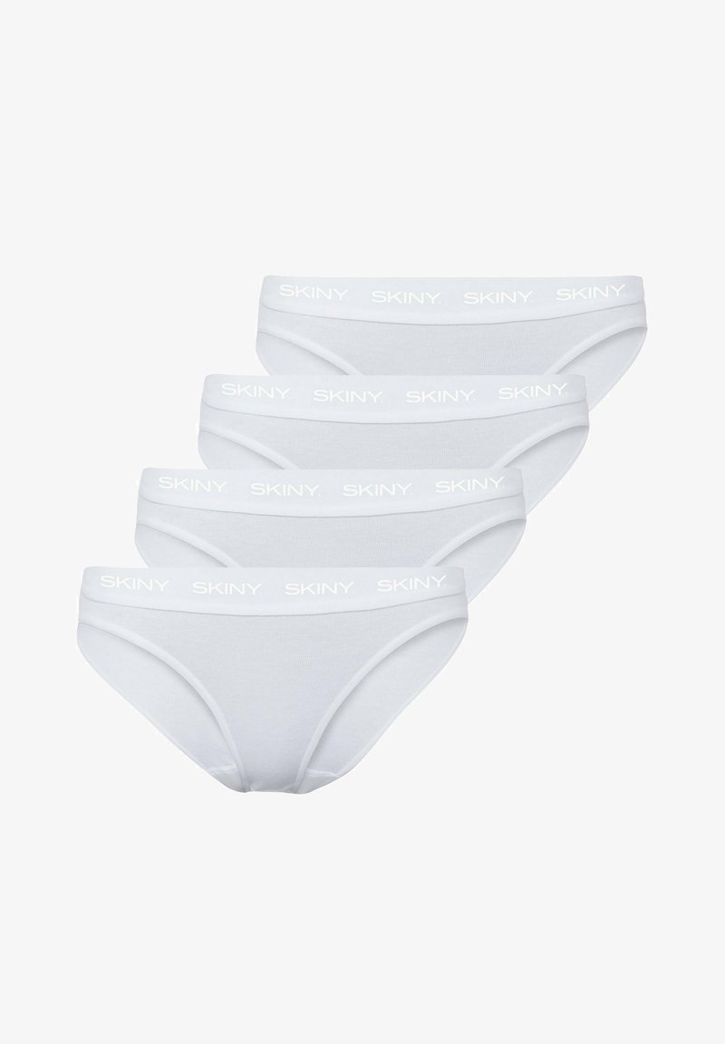 Skiny SKINY RIO SLIP 4ER PACK LOGOBUND - Trusser - weiß
