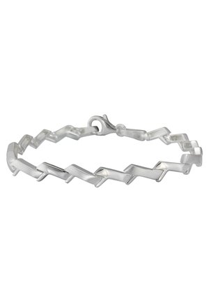 ZICK-ZACK POLLIERT - Armband - silberfarben