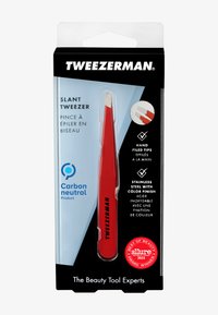 TWEEZERMAN SLANT TWEEZER - Accessoires d'épilation - signature red
