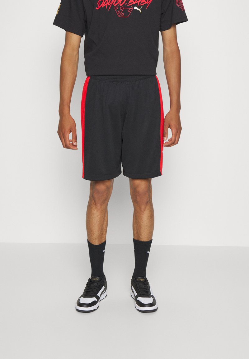 Puma SHOT BLOCKER SHORT Sports shorts black/for all time red/black