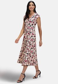 HotSquash A LINE WITH CAP SLEEVES - Trikoomekko - cream pink