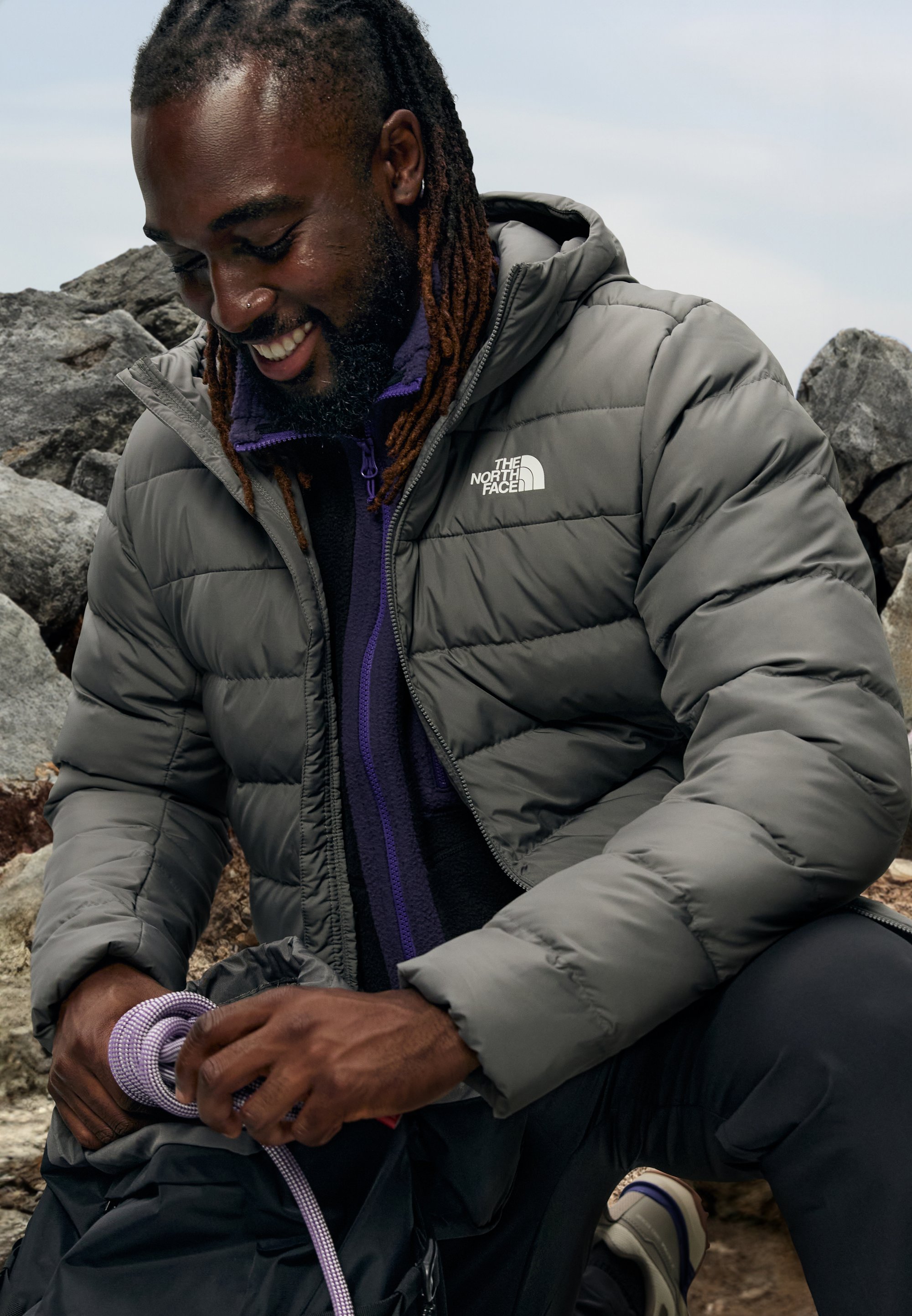 Aconcagua The North Face Rote Daunenjacke The North Face