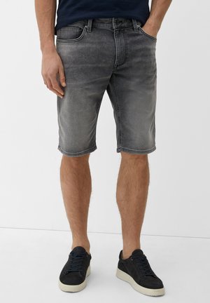 REGULAR - Jeans Shorts - dunkelgrau