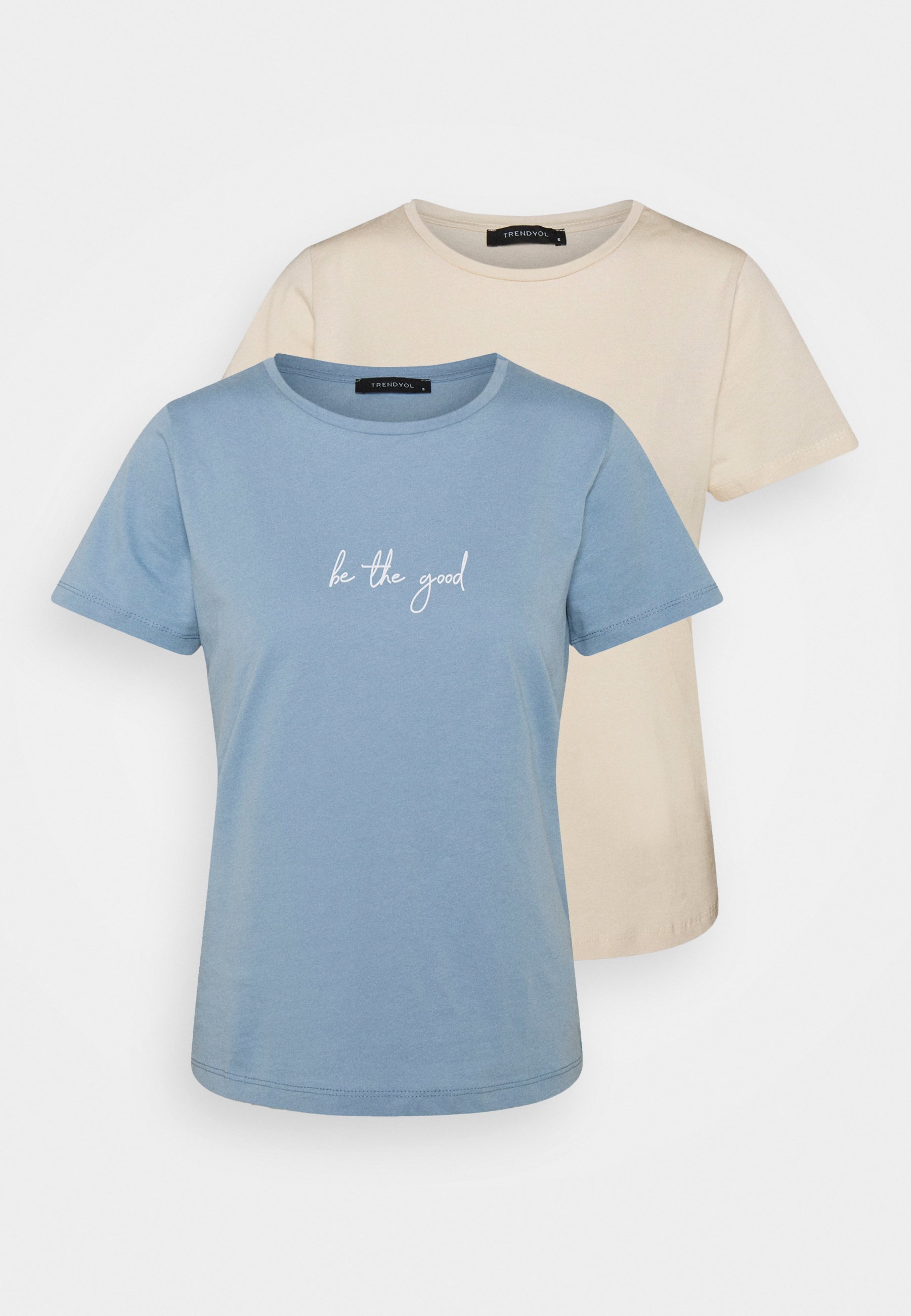 TRENDYOL Damen T-Shirt Basic – 100% Baumwolle, Regular Fit, Lässig & Vielseitig