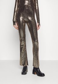 Maje Broek - gold-coloured