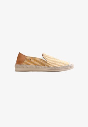 La Siesta, LA SIESTA STRIPED ESPADRILLES 51591 - Zapatos sin cordones - amarillo