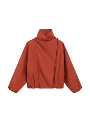 Massimo Dutti, PADDED SIDE-BUTTON BOMBER JACKET - Summer jacket - red