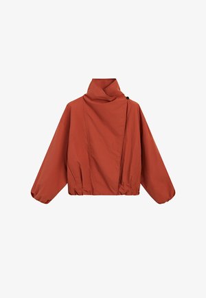 Massimo Dutti, PADDED SIDE-BUTTON BOMBER JACKET - Summer jacket - red