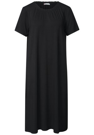 Street One, KNIELANGES JERSEYKLEID MIT RUNDHALS - Robe t-shirt - black
