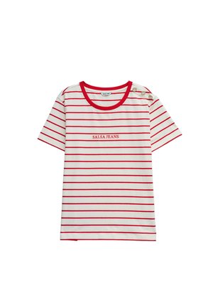Salsa Jeans, SALSA JEANS SECRET GLAMOUR PUSH IN BOOTCUT - T-shirt print - rouge