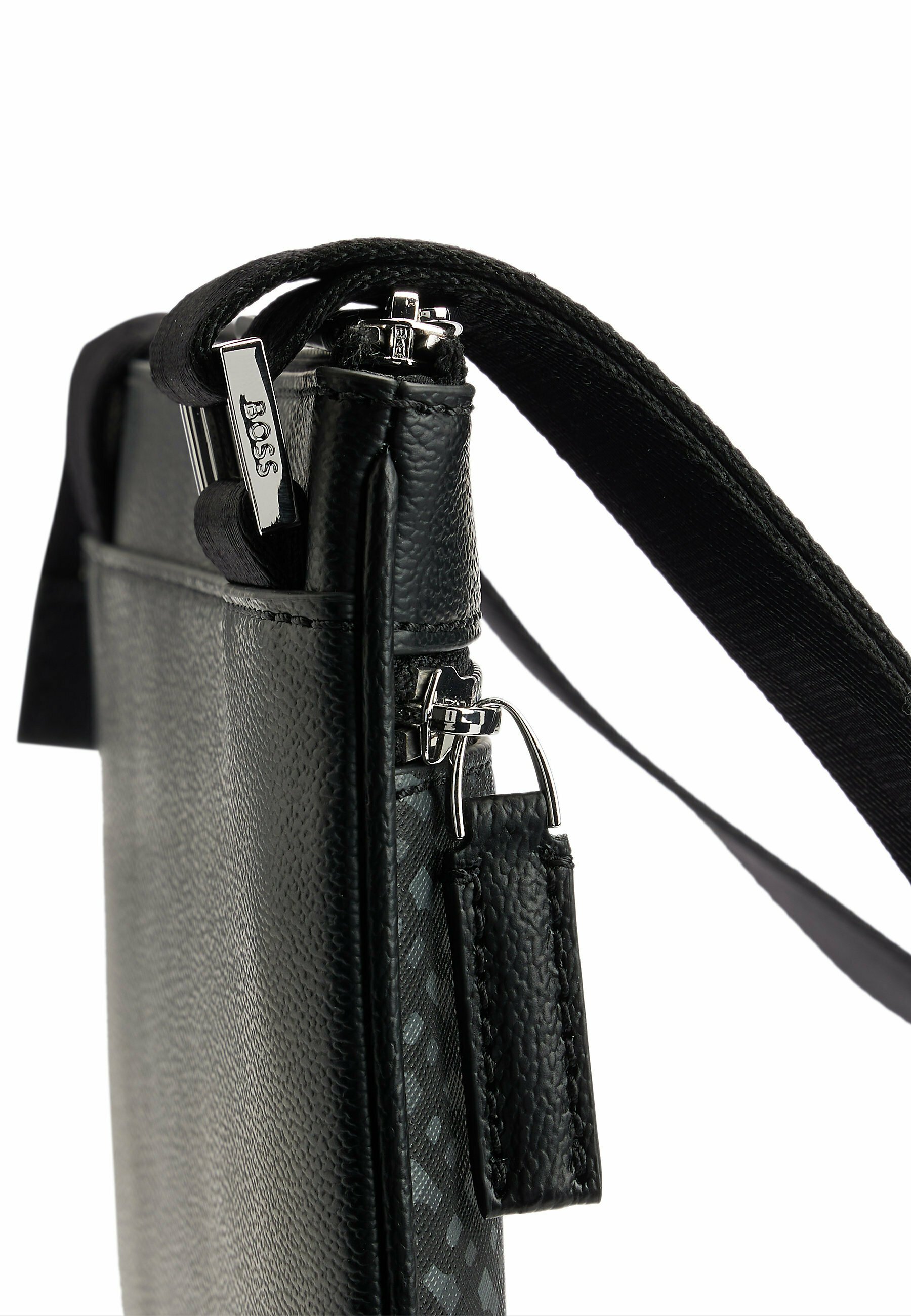 BOSS ZAIR ENVELOPE - Cross body bag - black one/black - Zalando