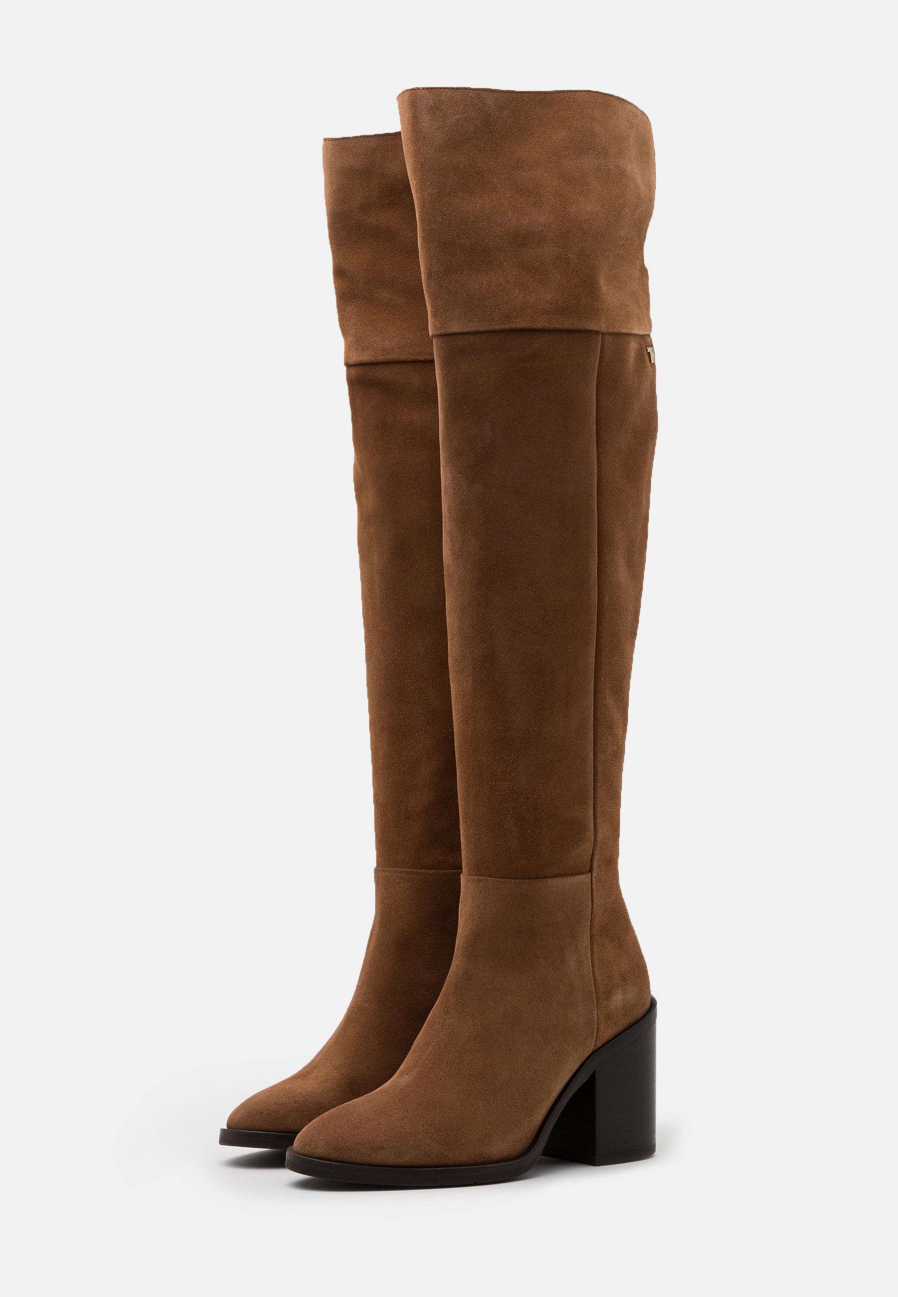 MODERN BOOT Laarzen met hoge hak natural cognac MODERN BOOT Laarzen met hoge hak natural cognac