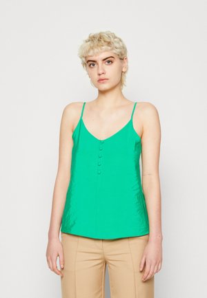 Vero Moda VMQUEENY SINGLET V NECK - Μπλούζα - bright green