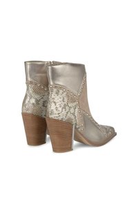 Alma en Pena Botines de tacón - marrón jaspeado