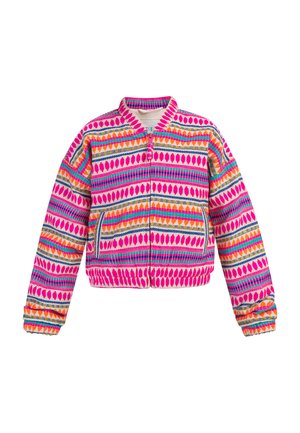 Bomber dzseki - mehrfarbig pink