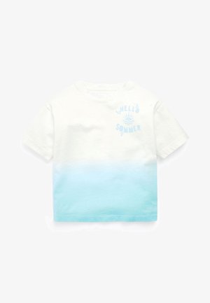 T-shirt con stampa - white blue