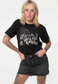 Paradiso Clothing LIAM GALLAGHER C'MON YOU KNOW UNISEX - Print T-shirt - black