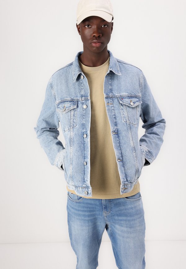 REGULAR TRUCKER - Denim jacket - jack indigo2