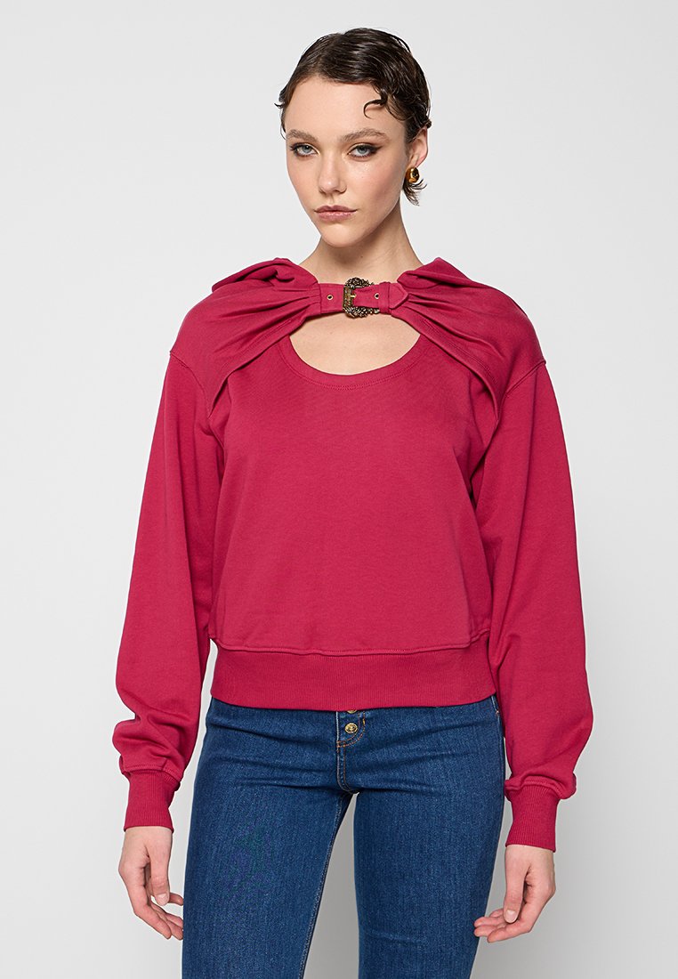 Versace Jeans Couture Hoodie donkerrood Versace Jeans Couture Hoodie donkerrood