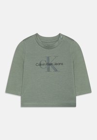 Calvin Klein Jeans - BABY MONOGRAM UNISEX - Langarmshirt - meteor green Thumbnail-Bild 1