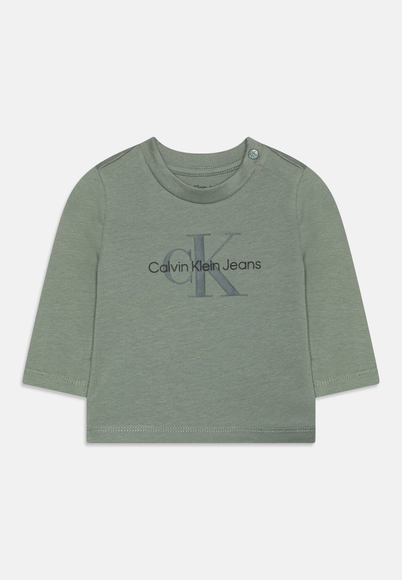 Calvin Klein Jeans - BABY MONOGRAM UNISEX - Langarmshirt - meteor green, Vergrößern