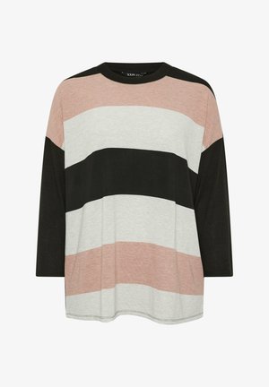 Yours Clothing, WOMEN'S LONG SLEEVE TOPS - Langarmshirt - pink black