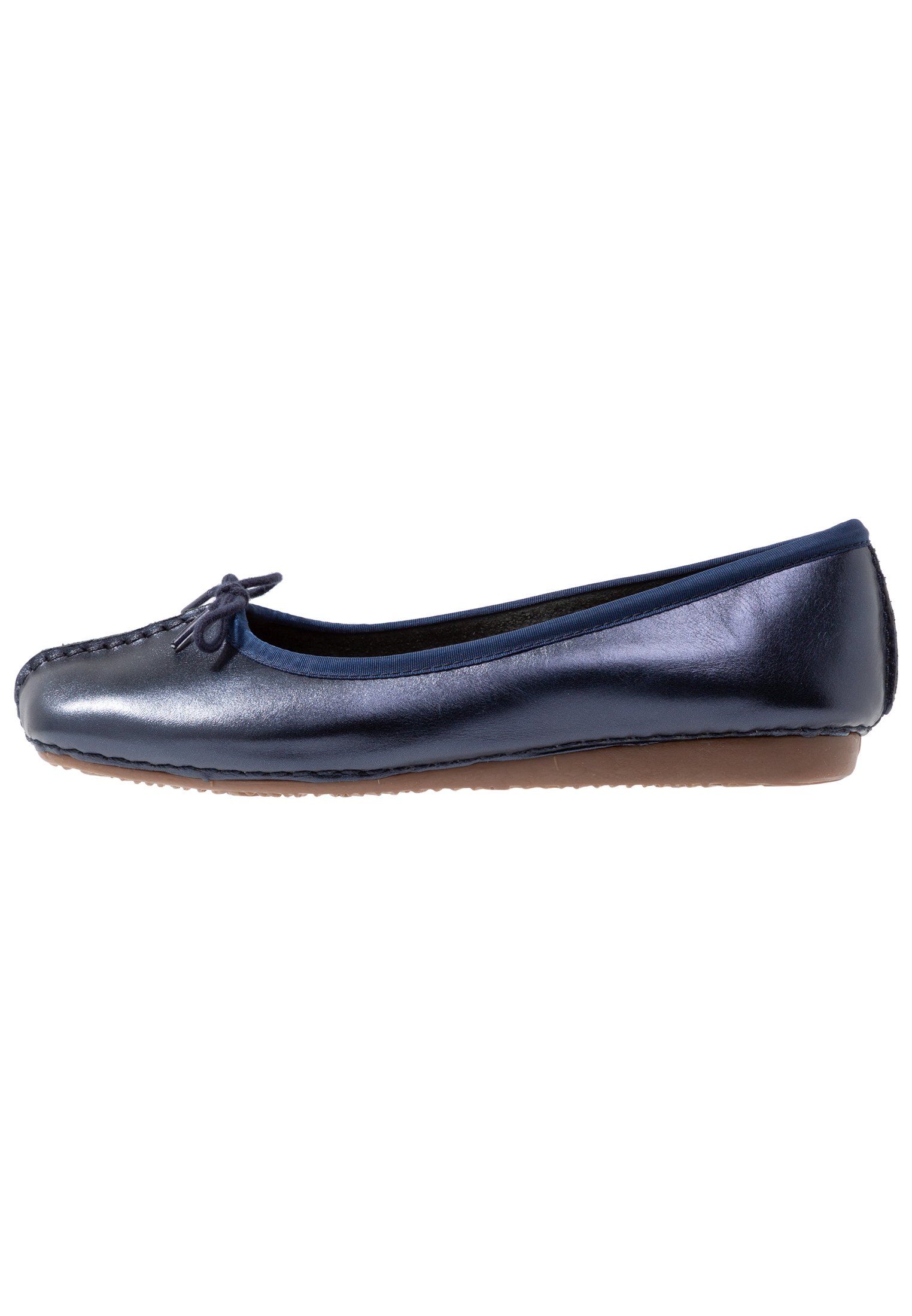 clarks ballerina freckle ice navy