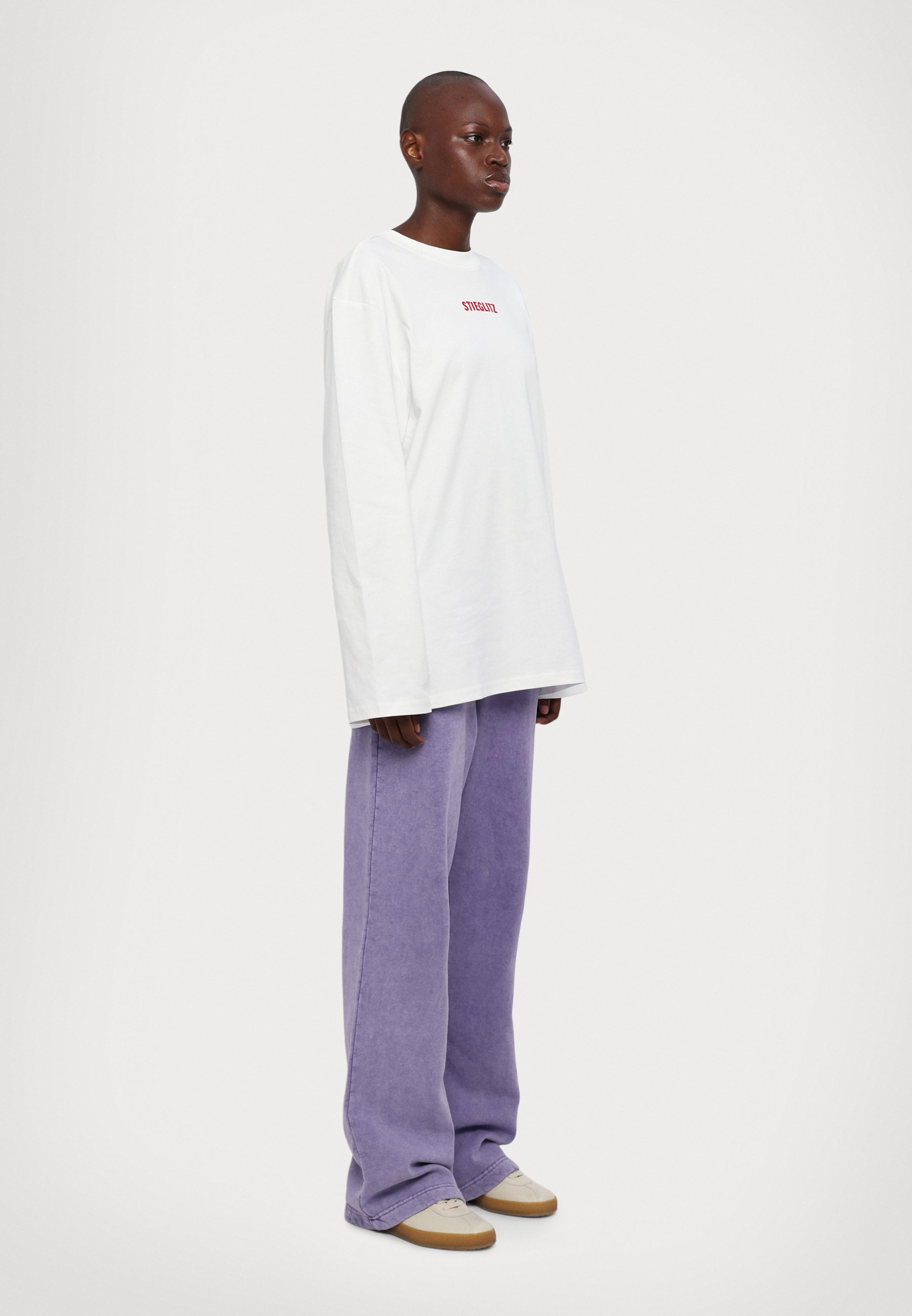 Stieglitz CHESSA WIDE SKATE LONGSLEEVE - Longsleeve - white/wit