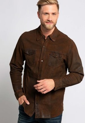 Shirt - mahoniebruin
