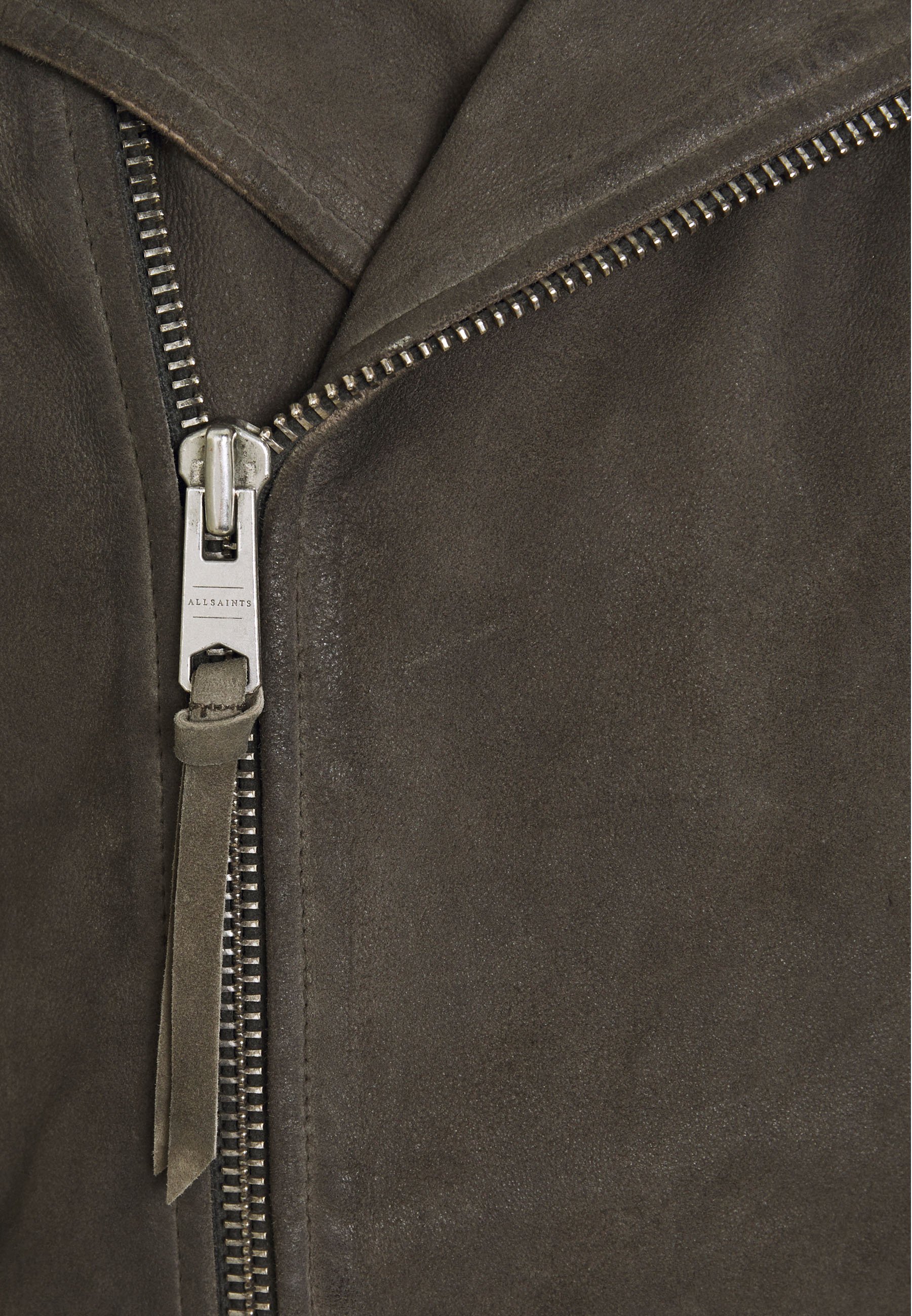 AllSaints JADON BIKER Leren jas anthracitedonkergrijs AllSaints JADON BIKER Leren jas anthracitedonkergrijs