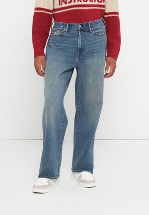 Túlméretezett farmernadrág - dark blue denim