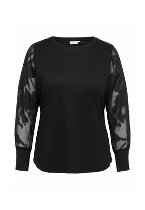 ONLY Carmakoma, BLOUSE CARAMILLA BLOUSE - T-shirt à manches longues - black